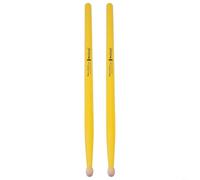 Baguettes de batterie en bois d'érable 5A 7A pour toutes les batteries - Différentes couleurs disponibles (5A jaune)