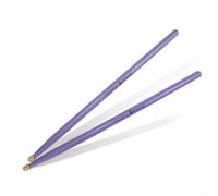 Baguettes de batterie en bois d'érable 5A 7A pour toutes les batteries, plusieurs couleurs disponibles (5A violet)