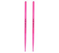 Baguettes de batterie lumineuses 5 A & 7 A, nylon fluorescent, léger 100 g, et durable, pour batterie, jazz ou scène, effet fluorescent, idéales pour les débutants et les professionnels, 1 paire
