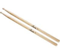 XDRUM Baguettes de batterie 5B Wood Tip – tête ronde en bois, env. 405 mm, 1 paire