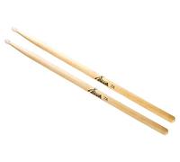 Baguettes de Batterie XDrum 7A Pointe Nylon, Force: 7A, Matériau: érable | Longueur: env. 392 mm, Diamètre: env. 14 mm, Pointe: nylon, en forme de goutte, Surface antidérapante, Livraison par paire