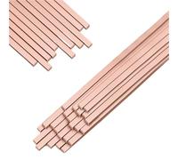Baguettes de brasure A26F-Bcup-5, 15% d'argent, cuivre, phosphore, qualité industrielle, 0,050" x 1/8" 10" Baguettes de soudure(Copper 40pcs)