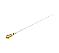 Baguettes de chef d'orchestre en métal professionnelles avec poignée en métal pour orchestre - Accessoire pour instrument à cordes