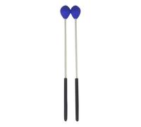Baguettes de marimba 1 paire de maillets Marimba pièces Percussion professionnelles Glockenspiel carillon cloche Xylophone pilons accessoires for instruments musique(Blue)