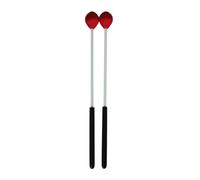 Baguettes de marimba 2 pièces Marimba maillets pilons accessoires de Percussion professionnels Glockenspiel carillon cloche Xylophone(Red)