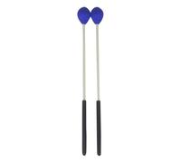Baguettes de marimba 2 pièces Marimba maillets pilons accessoires de Percussion professionnels Glockenspiel carillon cloche Xylophone(Blue)