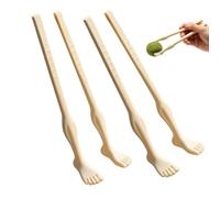 Baguettes de pied Deux paires d'abeilles en forme d'humour créatif drôle | Baguettes en forme de pied pour manger des nouilles pour adultes, amoureux, familles, femmes et hommes