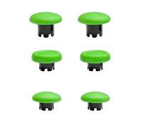 Baguettes de pouce pour manette PS5 Edge, baguettes de rechange pour manette PS5 Dualsense, accessoires 6 en 1 pour manette PS5 Dualsense Edge, kit de réparation de joystick analogique (vert)