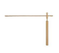 Baguettes de sourcier en cuivre, outil retractable pour la divination des tresors d'eau et des objets enterres