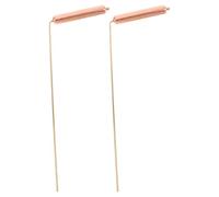 Baguettes de Sourcier en Cuivre Pur, Lot de 2, Réponse Sensible | Finition Polie Dorée, Usage Loisir ou Professionnel, pour Recherche D’eau et Repérage de L’or