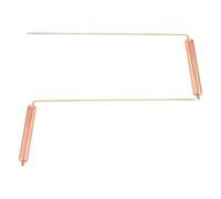 Baguettes de Sourcier Or, en Cuivre, Lot de 2, Poignée Confortable | Outil Léger à Emporter, Finition Polie, pour Eau Souterraine et Trésor, Usage Extérieur
