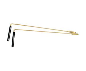 Baguettes de sourcier ou de radhiestésie en laiton, 39 cm