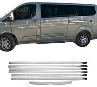 Baguettes de vitres pour Ford Tourneo Custom V362 2013-2023 Acier inoxydable Chrome 8x