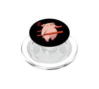 Baguettes drôles de Cochon - Illustration Artistique d'animal Mignon PopSockets PopGrip pour MagSafe