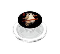 Baguettes drôles de Raton Laveur - Illustration Artistique d'animal Mignon PopSockets PopGrip pour MagSafe