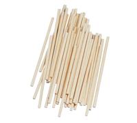 Baguettes En Bois À Bricoler, 4 Mm 60 Pces,Nature