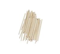 Baguettes en bois à bricoler, 4 mm 60 pces,nature