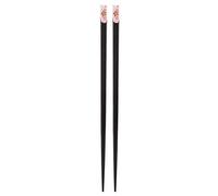 Baguettes en Bois à Motif Rouge à la Mode, 9,1 Pouces 1 Paire de Baguettes Baguettes Lavables et Réutilisables avec Prise Confortable pour Les Couples de Mariage à la Maison