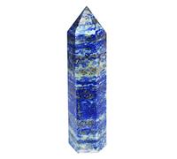 Baguettes en cristal de guérison à facettes pour thérapie de méditation Reiki Chakra, 1 Count (Pack of 1), Sodalite