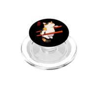 Baguettes en Forme de Chat drôle - Illustration d'art d'animal Mignon PopSockets PopGrip pour MagSafe