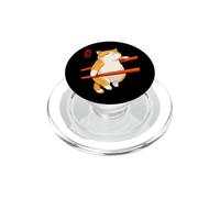 Baguettes en Forme de Chat drôle - Illustration d'art d'animal Mignon PopSockets PopGrip pour MagSafe