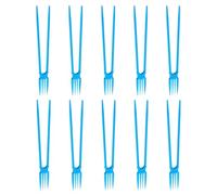 Baguettes Fourchettes - 21 Cm - 10 Pièces Faciles À Manger, Ustensiles Antidérapants Pour L'école, Baguettes De Cuisine Pour Voyages, Les, Les Repas De Bureau, Sushis, Fruits Japon