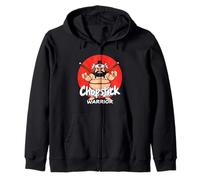 Baguettes Guerrier - Humoristique Sumo Cartoon Sweat à Capuche