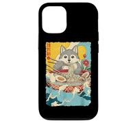Baguettes japonaises Loup Ramen Manga Coque pour iPhone 12/12 Pro