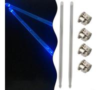 Baguettes lumineuses pour divertissement de nuit, actes de scène et démonstrations musicales avec construction solide (bleu)