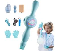 Baguettes Magique à Bulles de fumée Infinie | Machine à Bulles de fumée colorée avec éclairage coloré, Jouet de fête d'été, Jouet élastique interactif pour l'intérieur et l'extérieur