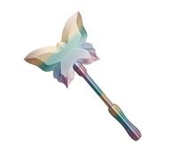 Baguettes magique de carte de crédit de fée, baguettes de support de carte de crédit imprimée in 3D, jouet de support de paiement sans contact in forme de couronne de coeur de papillon pour les enfant