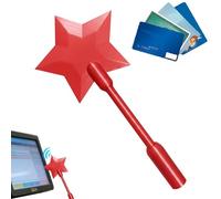 Baguettes Magique Étoile Payez Appuyant Simplement Bouton, Porte Cartes Crédit Baguettes Étoile, Paiement sans Contact Portefeuille Cartes, Porte Carte Paiement sans Contact Étoiles