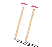 Baguettes Modernist en feutre et texture bois pour entraînement de batterie adaptées à différents niveaux de jeu et de performance, maillets de grosse caisse à tête en feutre