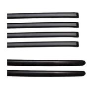 Baguettes Noires sur tour de caisse pour Golf 1 Caddy - 6 pièces