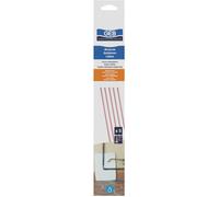 GEB Baguettes cuivre-phosphore pour brasage fort – tuyauteries sanitaires/chauffage – 5 baguettes