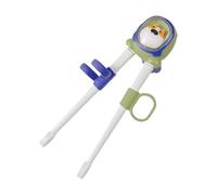 Baguettes pour débutants - Ustensiles d'entraînement amusants avec boucles de guidage pour les doigts, design de pouce rebondissant pour un apprentissage facile, thème animal coloré pour | Ens