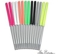 Baguettes pour diabolo Mister Babache - X-trem Color Blanc / Orange G