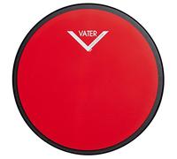 Baguettes Vater VCB12D - Chop Builder Pad 12" | 30.48cm Tapis d'entraînement double face rigide et souple - Rouge/Noir
