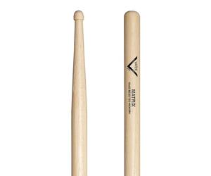 Baguettes Vater VHMTRXW - Série Matrix American Hickory - Pointe en bois de tonneau