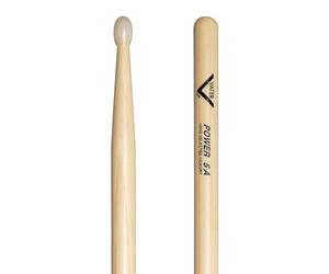 Baguettes Vater VHP5AN - Série Power 5A American Hickory - Pointe en nylon ovale