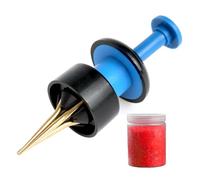 Bagueuse à granulés de leurre, bandes d'appâts - Outil d'appât antidérapant portable à pellets - Kit d'accessoires de pêche, matériel de Terminal de pêche, pince à granulés avec 1000 élastiques pour l