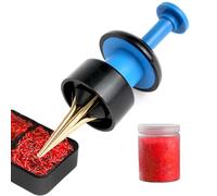 Bagueuse de leurres, bagueuse de granulés de leurres - Outil d'appât antidérapant portable à pellets,Kit d'accessoires de pêche, matériel de Terminal de pêche, pince à granulés avec 1000 élastiques po