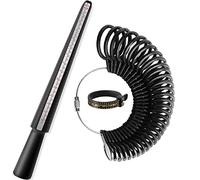 Baguier UK - Outil de mesure de bague de A à Z - Pour mesurer les diamètres des anneaux, jauges de doigt - Outils de taille de bijoux pour homme et femme