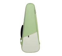 Bagure de sac ukulélé de 23 pouces Case de dossier léger en tissu oxford durable épaissison coton coton tampon réglable double bandoulière pour la soprano ukulélé petit guitare (Vert)