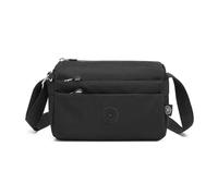 bagwise Sac Bandoulière Femme Imperméable - Petit Sac à Main Élégant et Léger - Sac Porté Travers Compact avec Compartiments - Sac d’Épaule Idéal pour Voyage, Travail et Sorties (Noire)