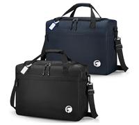 BAGZY 2X Sac de Voyage 40×30×15cm Air France Jet 2 British Airways Imperméable Bagages Cabine Petit 20L Sac de Sport Léger Bagage à Main Pliable Sacs Weekend Hôpital Camping Sports pour Homme Femme