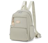 BAGZY 40x30x10 pour Air France Lufthansa British Airways Sac a Dos Voyage Cabine Avion Sacs Antivol 14 Pouces Ordinateur Portable Imperméable Sac à Dos Femmes Nylon pour Collège Loisir Travail Beige