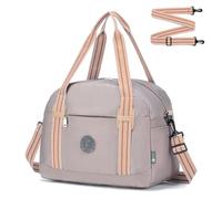 BAGZY Bagage Cabine 40x30x20 Wizzair, 25L Sac de Voyage Nylon Imperméable, Petit Bagage à Main, Sac de Sport Weekend Organisateur, Kaki
