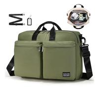 BAGZY Sac de Voyage 40x30x10 pour Air France Lufthansa British Airways Pliable Sac de Cabine Avion Bagage Cabine 20L Imperméable Sacs de Sport Sacs Weekend Femme Homme pour Travel Gym d'Hôpital Vert