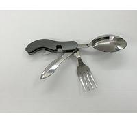 Bahama Set de Couverts Camping Pliable Pique-Nique Couteau de Poche Fourchette Cuillère